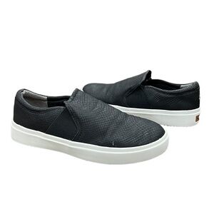 Dr. Scholl's Black Snake Print Wander Up Slip-On Sneaker Size 7.5 Women's